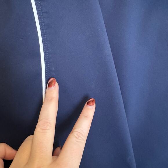 Nike Softshell Fleece Lined Navy Full Zip Jacket XL - Picture 5 of 14